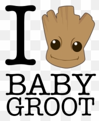 I Love Baby Groot Guardians Of The Galaxy Weekender Tote Bag - Language png