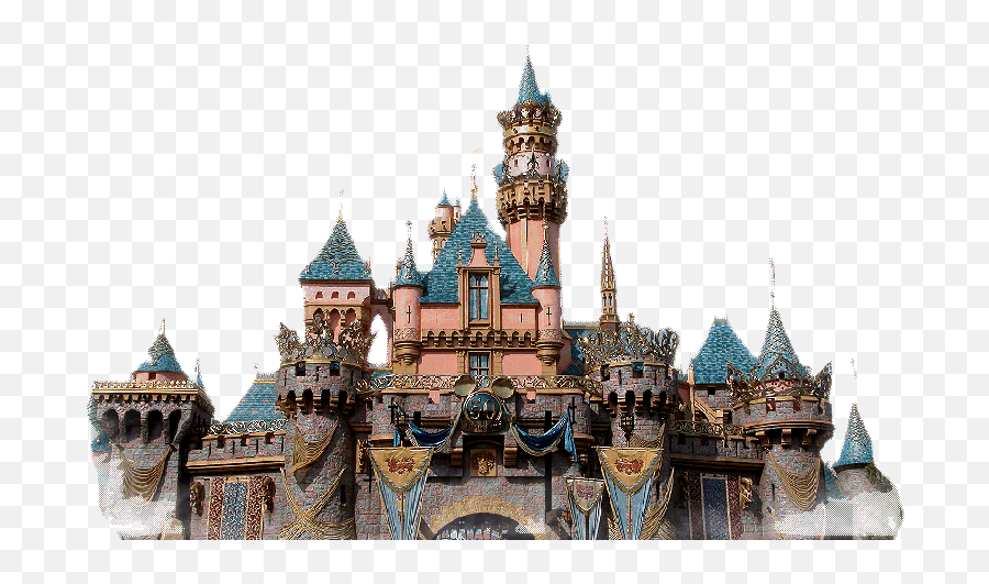 Disneyland Sleeping Beauty Castle 50th Anniversary Train - Sleeping Beauty Castle Png,Castle Transparent