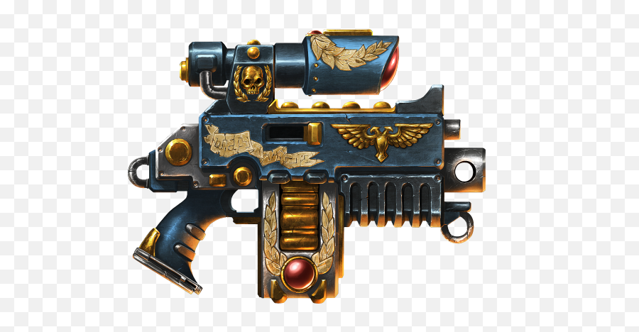 Warhammer Weapons - Space Marine Warhammer 40k Guns Png,40k Salamander Icon