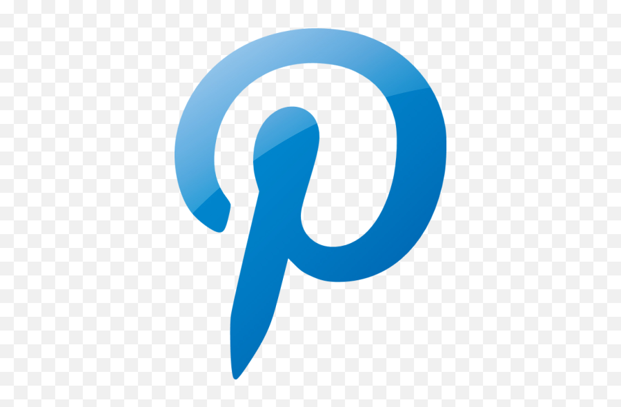Web 2 Blue Pinterest Icon - Free Web 2 Blue Social Icons Vertical Png,Social Icon Sets