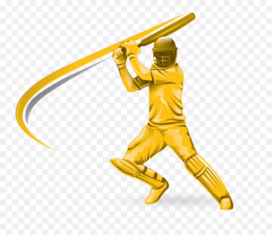 Cricketer Clipart Png Characters - Batting Png,Sports Png