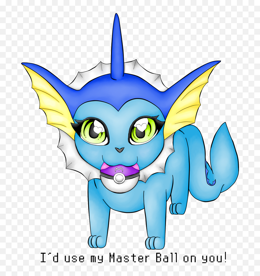 Vaporeon - Iu0027d Use My Master Ball On You By Heatbish Fur Cartoon Png,Master Ball Png