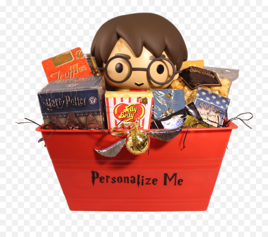 Harry Potter And The Golden Snitch Personalized Gift Basket Png