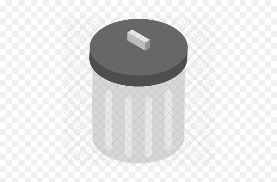 Trash Bin Icon Of Isometric Style - Illustration Png,Trash Png