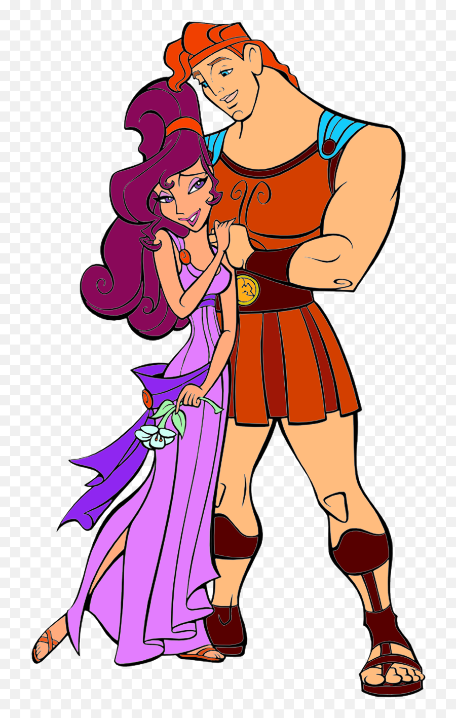 Walt Disney Company Deianira Clip Art - Disney Hercules And Meg Png,Hercules Png