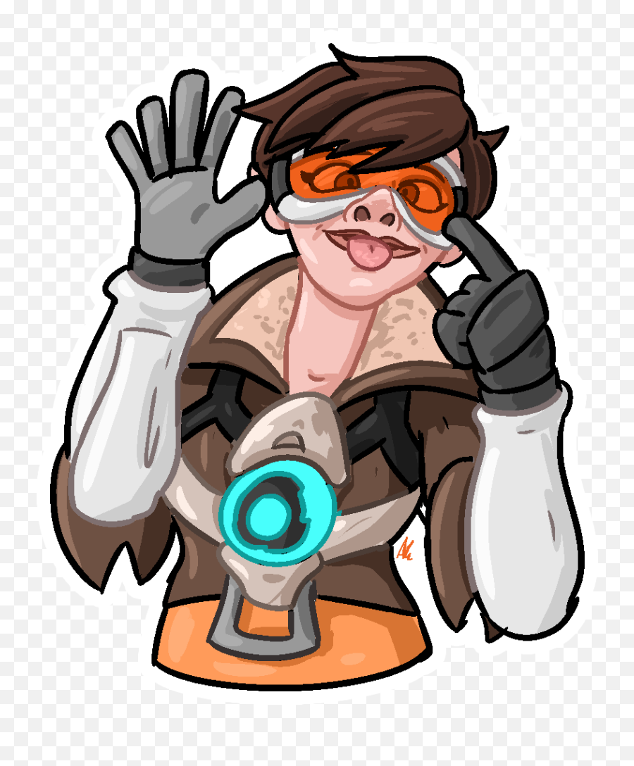 Alejandro - Cartoon Png,Overwatch Tracer Png