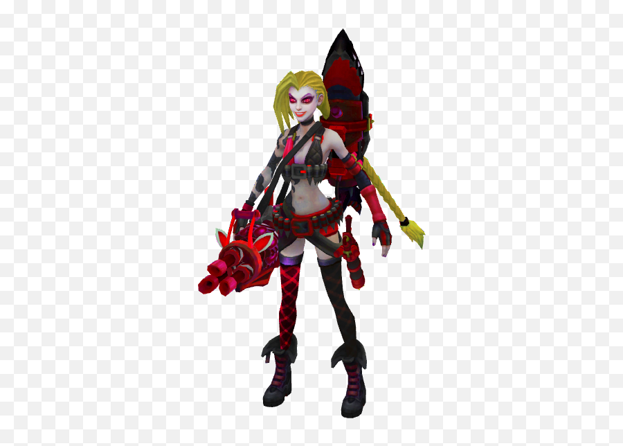 P3din - Harley Quinn Jinx League Of Legends Action Figure Png,Harley Quinn Transparent