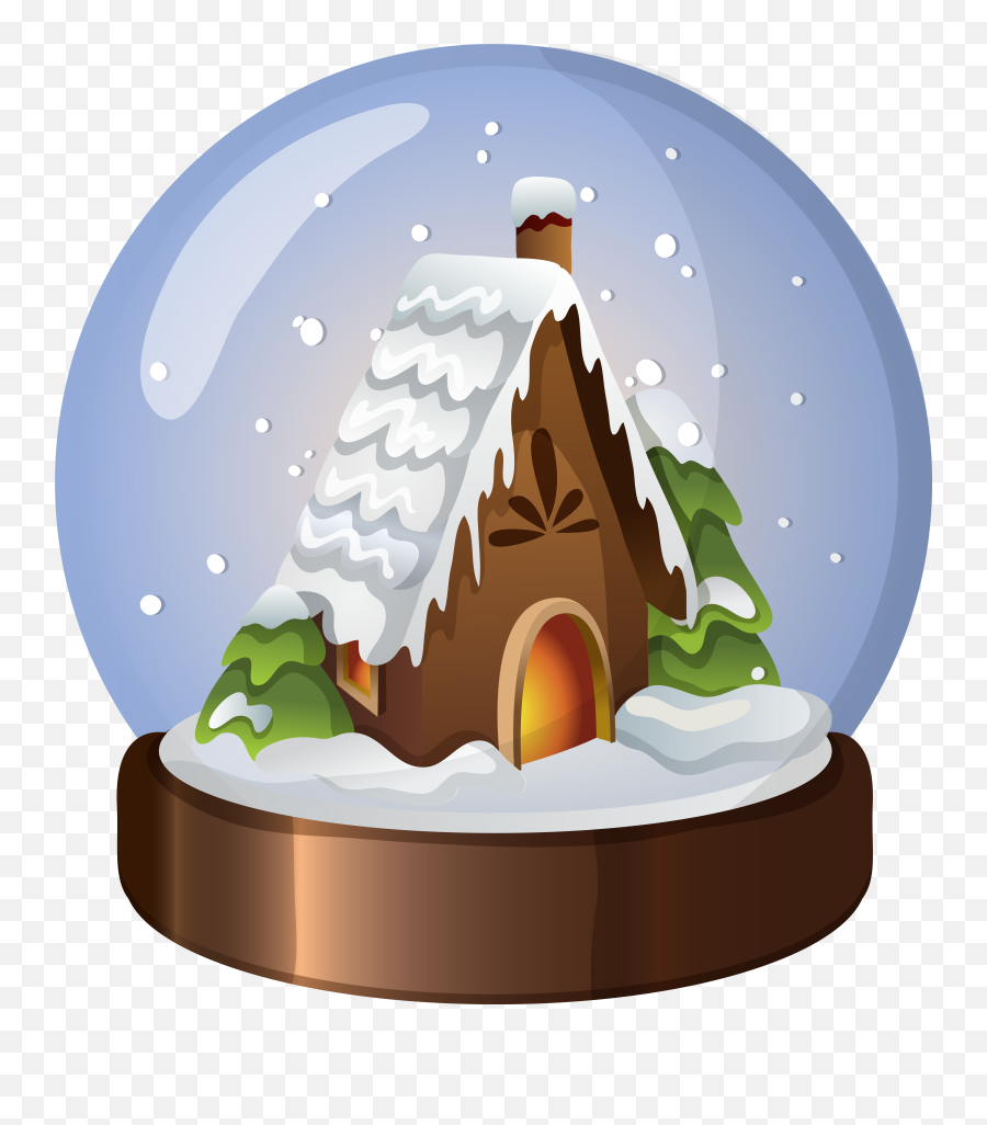 Download Hd Christmas Snow Globe Clipart Png Gallery
