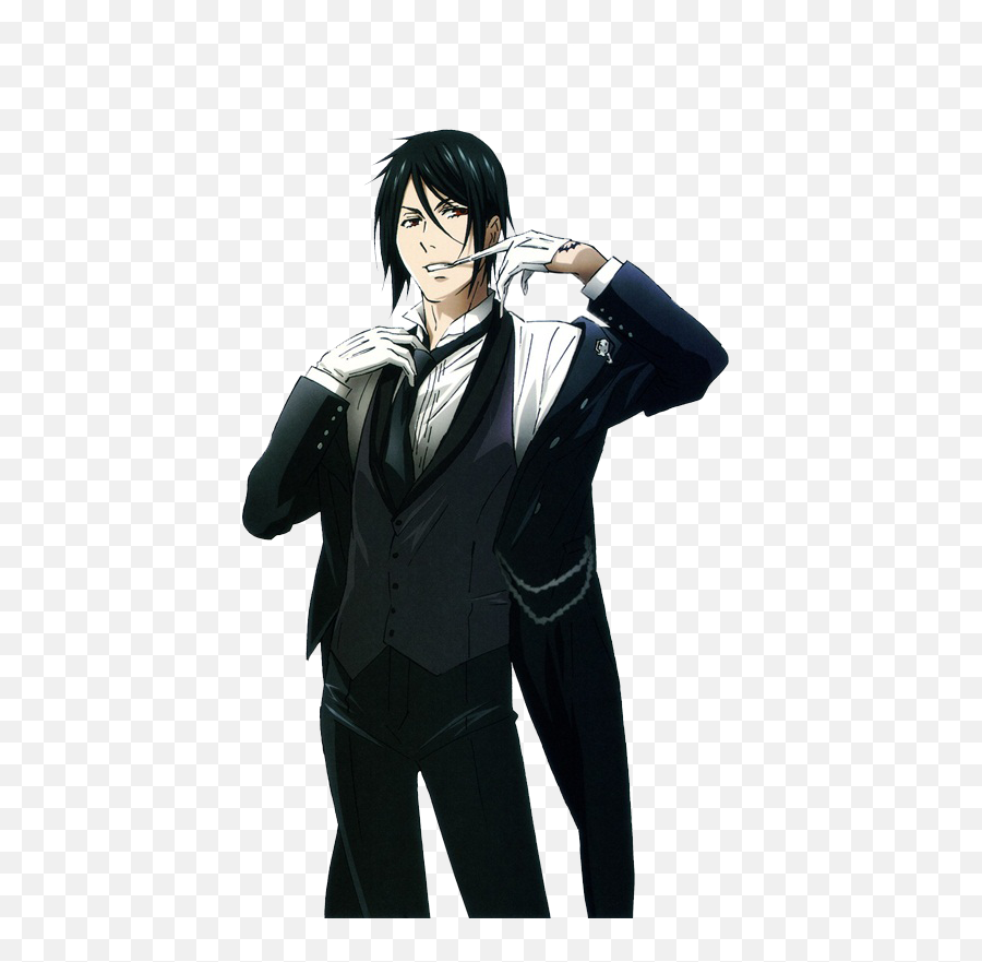 Transparent Editor Black Butler Sebastian - Sebastian Sebastian Anime Black Butler Png,Jimmy Butler Png