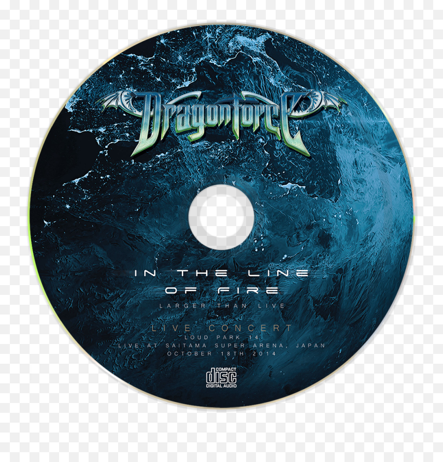Cadiesart - Dvd Packaging Dragonforce In The Line Of Fire Blu Ray Label Png,Line Of Fire Png