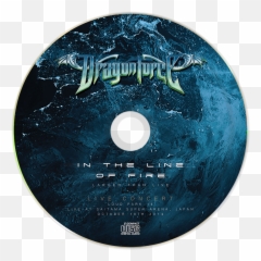 Cadiesart - DVD Packaging Dragonforce In The Line Of Fire Blu Ray Label png