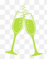 Champagne Glasses Toast Png - Make A Toast Your Health Wine Glass