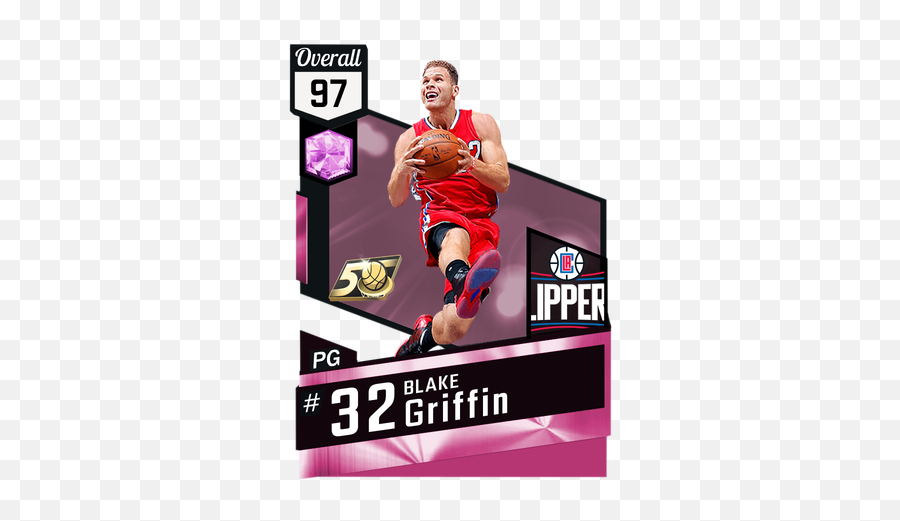 Blake Griffin - Nba 2k17 Custom Card 2kmtcentral 2k17 Diamond Kevin Durant Png,Blake Griffin Png