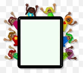 Girls Holding Blank Sign Free Stock Photo - Public Domain Cartoon png