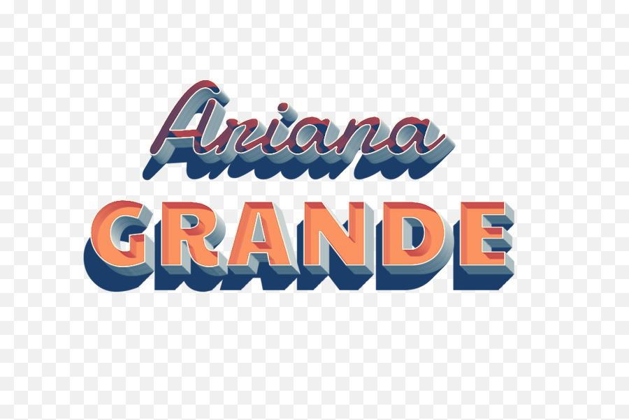 Ariana Grande Transparent Png - Ariana Grande Name Logo Png Poster,Name Tag Png