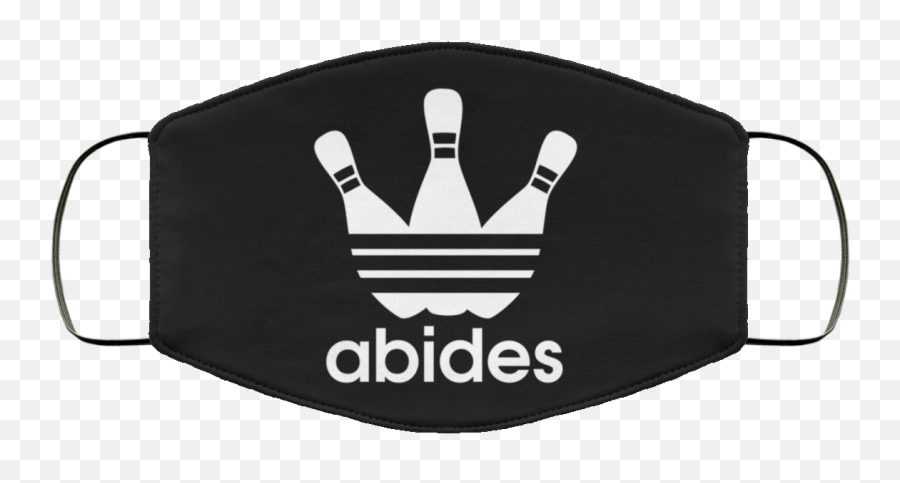 Abides Not Adidas Face Mask Ear Loops - Deadpool Nope Not Today Png,Addidas Logo Png