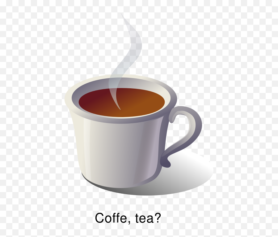 Download Hd Coffe Tea - Coffee Transparent Png Image Clip Art Cup Of Tea,Coffe Png