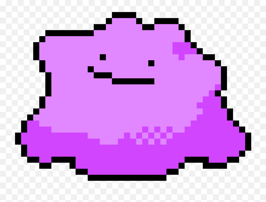 Minecraft Ditto Pixel Art Transparent - Ditto Pixel Art Png,Ditto Png