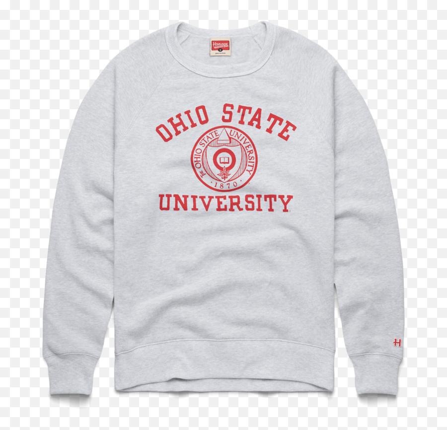 Ohio State University Seal Crewneck Retro Osu Buckeyes - Ohio State University Sweater Png,Osu Png