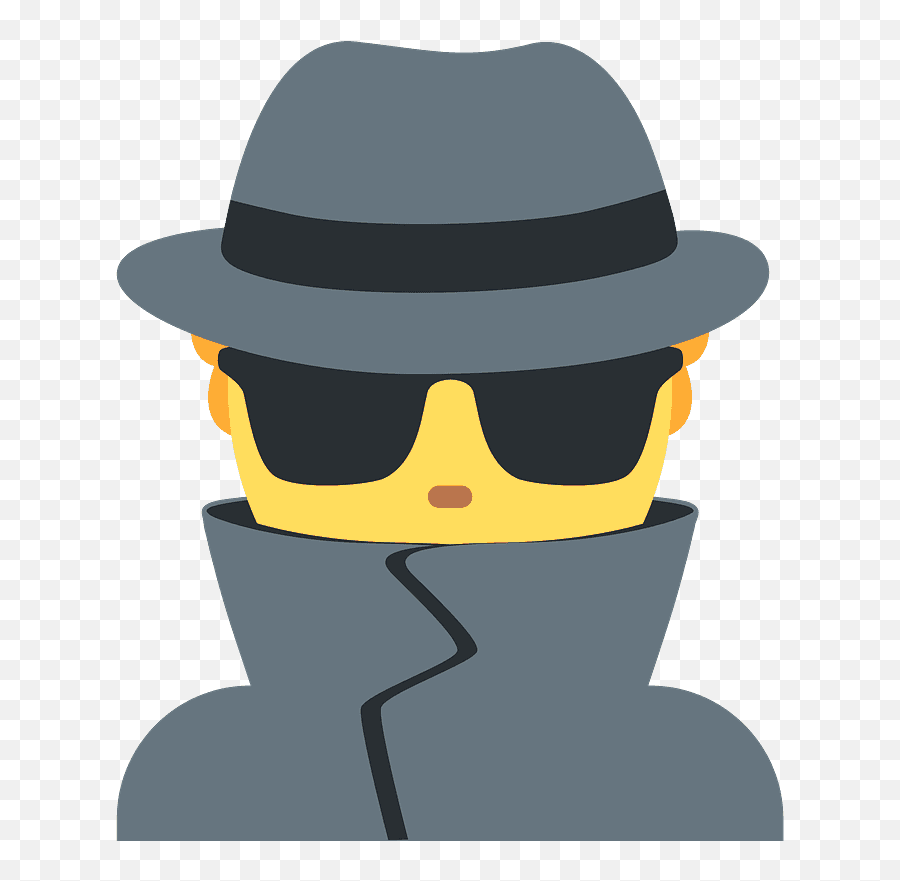 Man Detective Emoji Clipart Free Download Transparent Png - Man Detective Emoji,Detective Hat Png