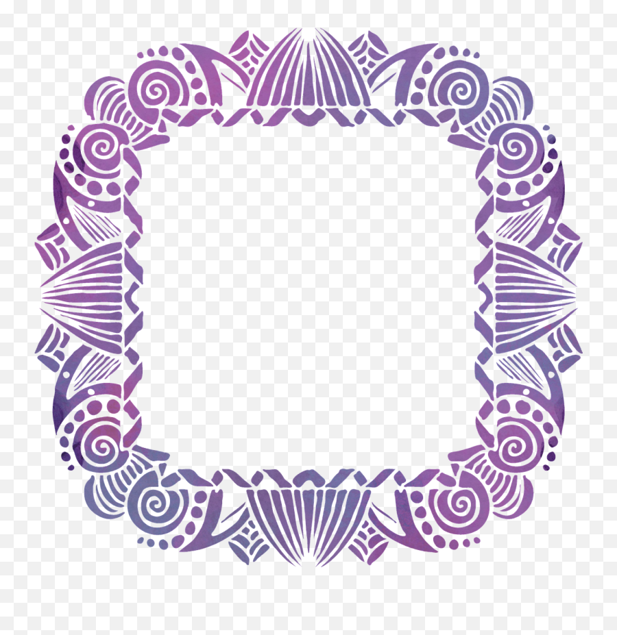 Frame Mandala Lilac - Free Image On Pixabay Mandala Frame Png,Tribal Border Png
