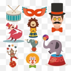 Performance Circus Clip Art - Elementos Do Circo Png,Circus Elephant Png