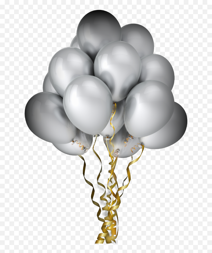 Silver Balloons Transparent U0026 Png Clipart Free Download - Ywd Silver Balloons Transparent Background,Gold Balloon Png