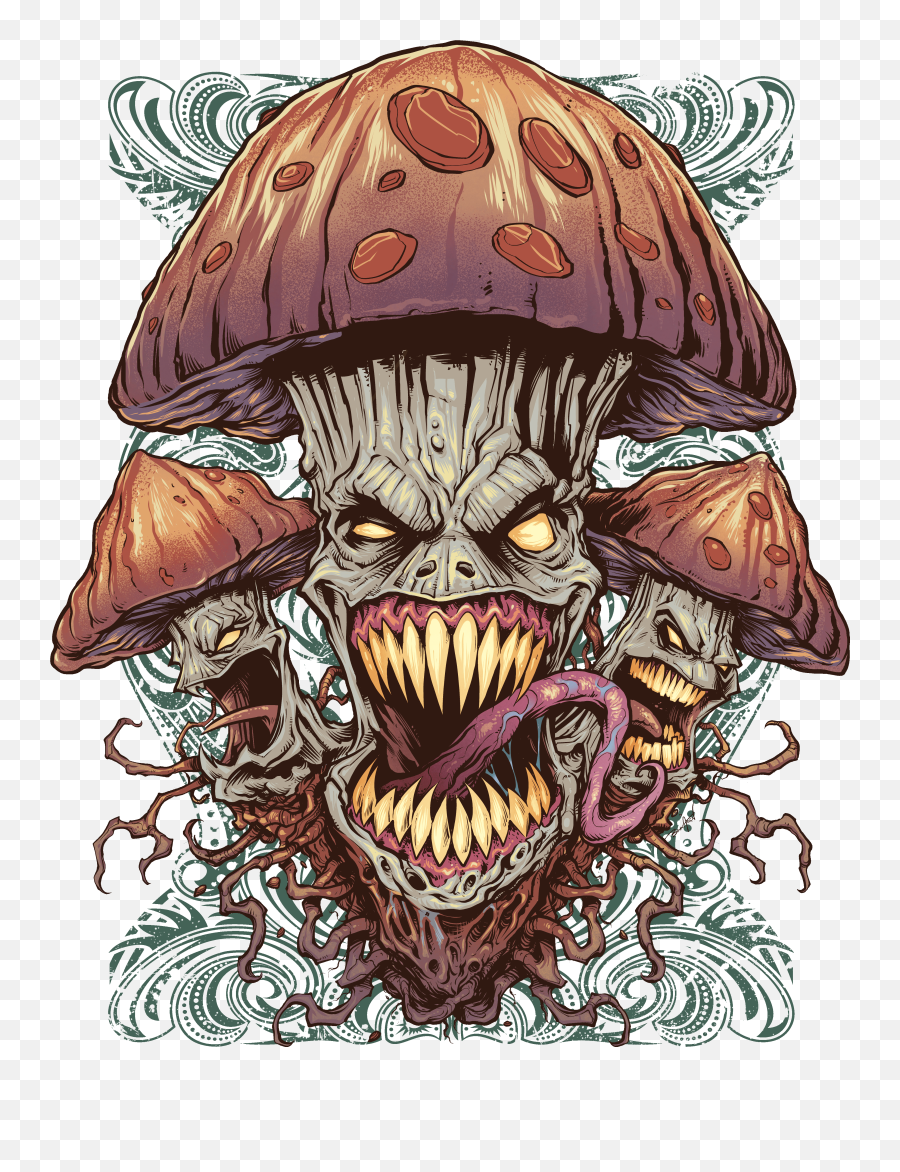 Download Trio Of Evil - Full Size Png Image Pngkit Evil Mushroom,Evil Png