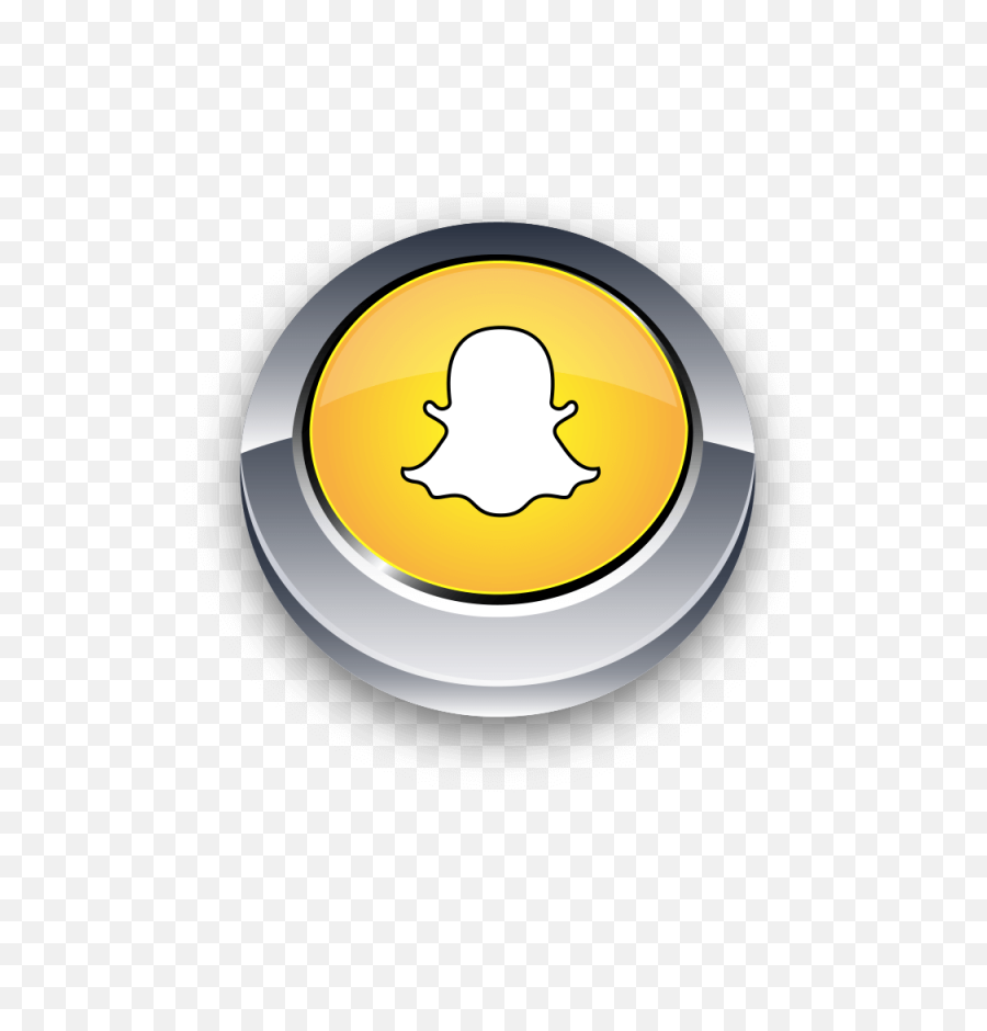 Snapchat Button Png Image Free Download Searchpngcom - Circle,Snap Chat Logo Png