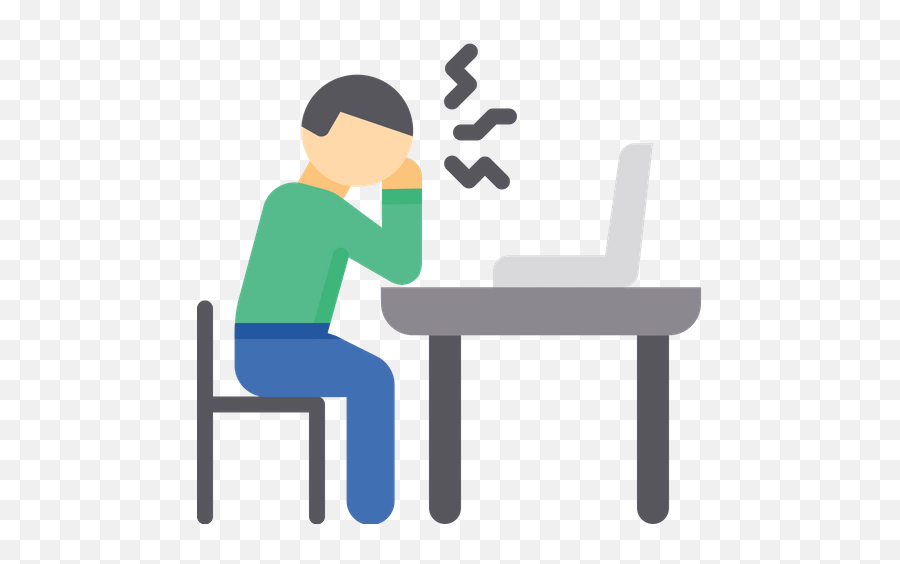 Free Employee Stress Icon Of Flat Style - Stressed Icon Png,Stressed Icon