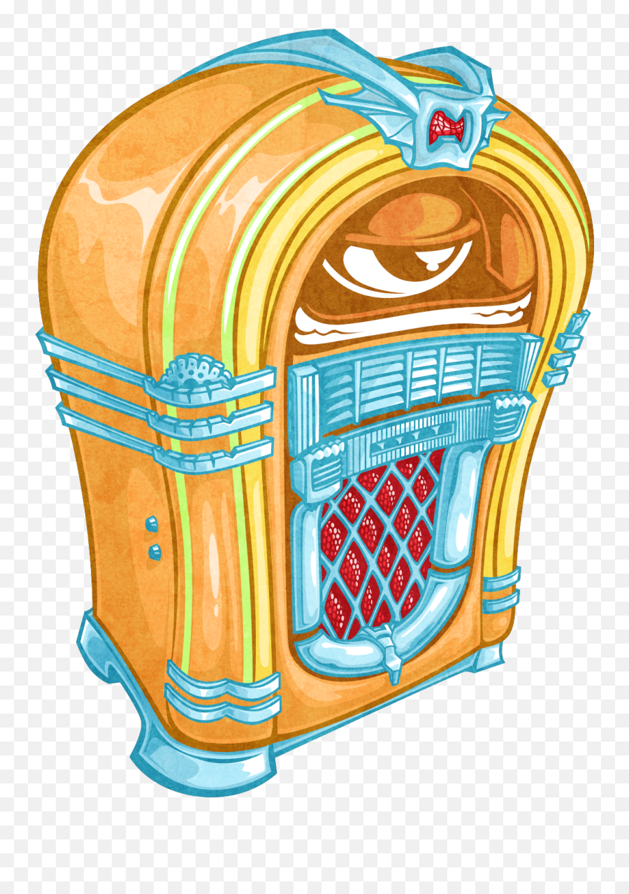 Vintage Jukebox Clipart - Png Download Full Size Clipart Vertical,Jukebox Icon