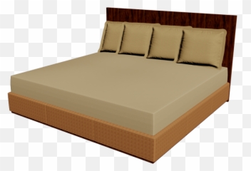 Modern Hollywood Bed - Queen Size png