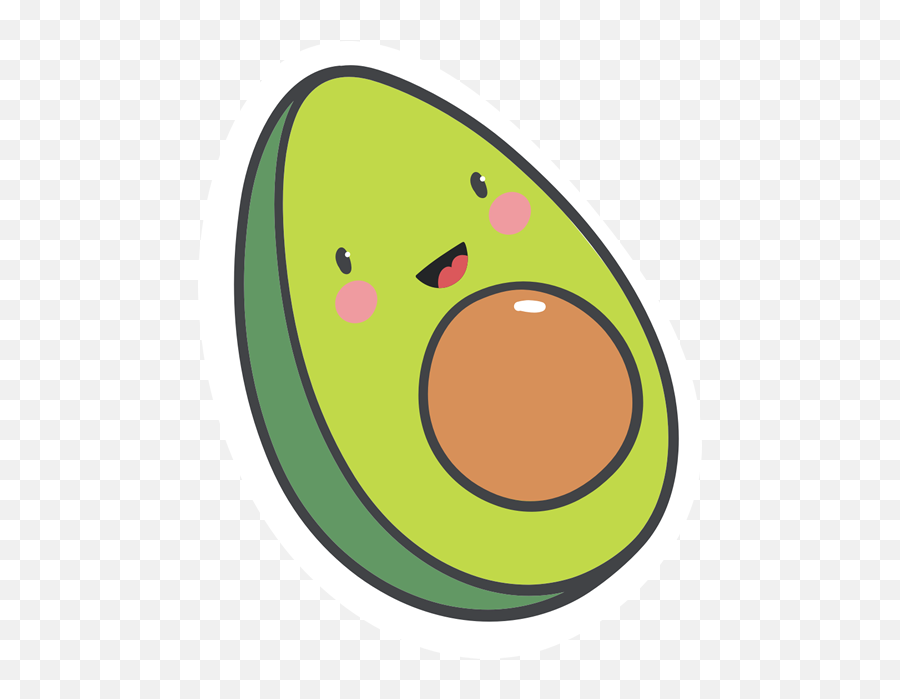 Avocado Clipart - Cute Avacado Clipart Png,Avacado Icon