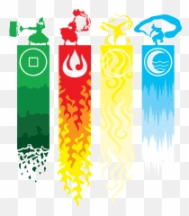 A Lenda De Aang Elementos Png Grátis - Avatar Earth Fire Water Air,Aang Png