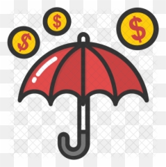 Money Rain Icon Of Colored Outline - Simbio png