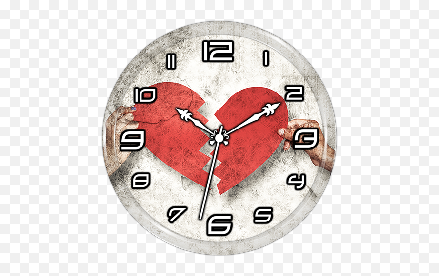 Broken Heart Clock Live Wp 1 - Broken Heart Clock Png,Broken Clock Icon