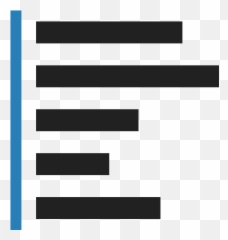 Left Line Text Align Icon - Text Icons png