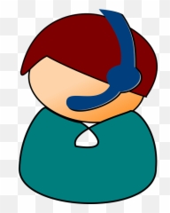 Call Center Headset Support - Free Vector Graphic On Pixabay Help Desk Orange Vector Png,Person Icon Vector Free Download