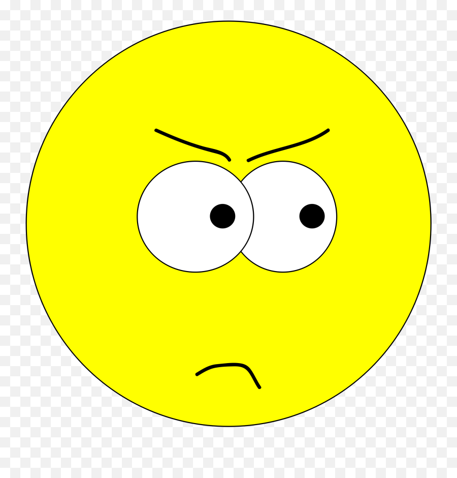 Smiley Emoticon Facial Expression Face Clip Art - Angry Clipart Face Angry Png,Surprised Emoji Transparent Background