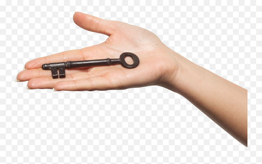 Clipart Key Hand Holding - Hand With Key Png,Hand Holding Png