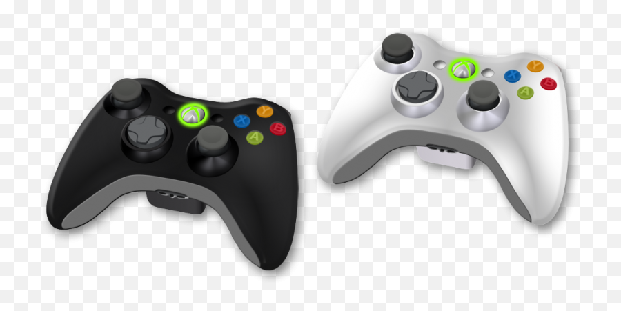 Free Xbox Clipart Black And White Download - White Xbox 360 Comtroller Png,Xbox Controller Icon Png