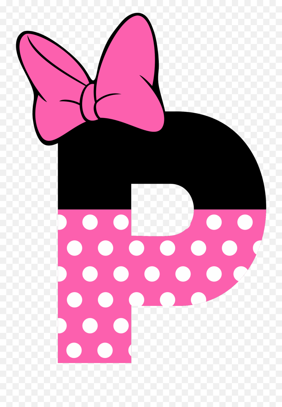 Download Hd Free Red Minnie Mouse Png - Minnie Mouse Letters Alphabet Minnie Mouse Letters,Minnie Mouse Png