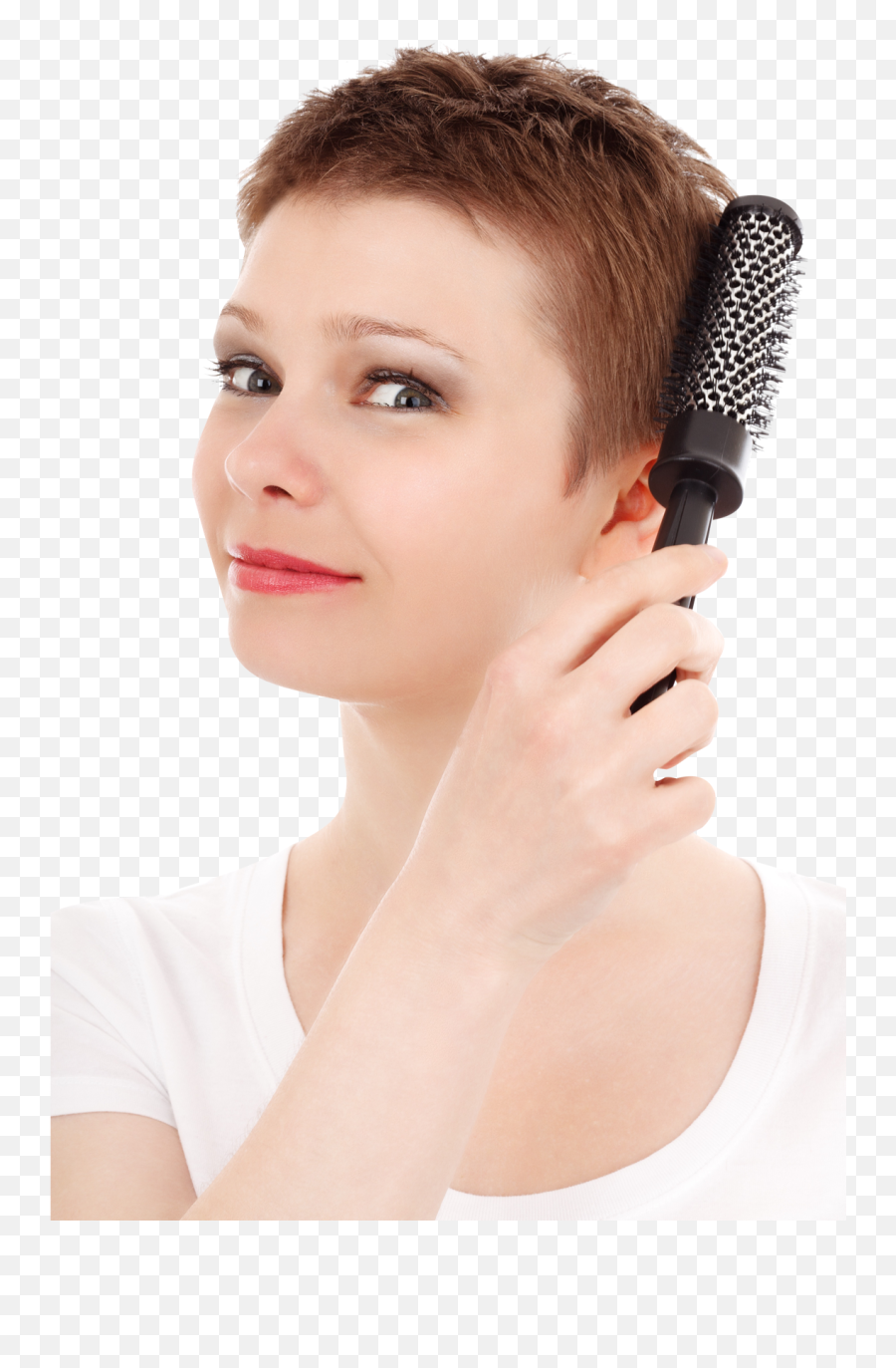 Woman Combing Her Hair Png Image - Pngpix Girl Brushing Her Hair Png,Women Hair Png