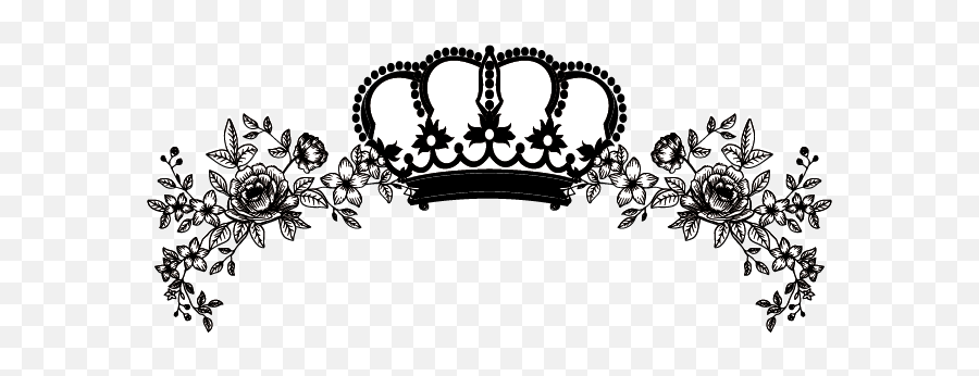 Online Roses Logo Template Free Royal Crown Vintage Maker - Flower Crown Logo Design Png,Black Crown Png