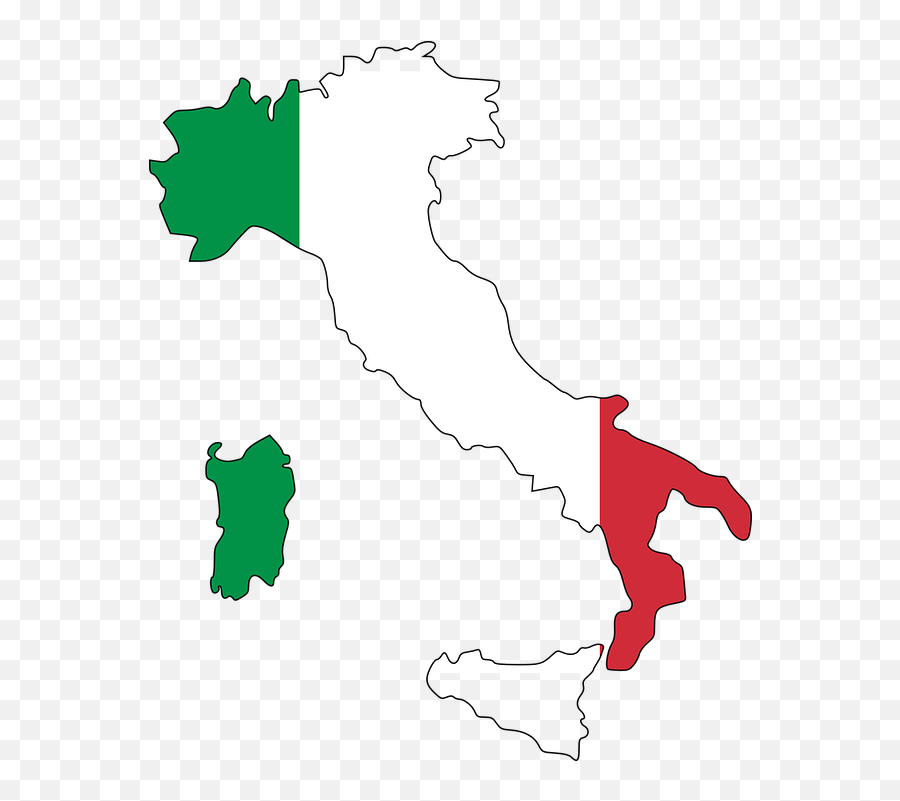 Italy Flag Map - Italy Map Flag Png,Italy Png