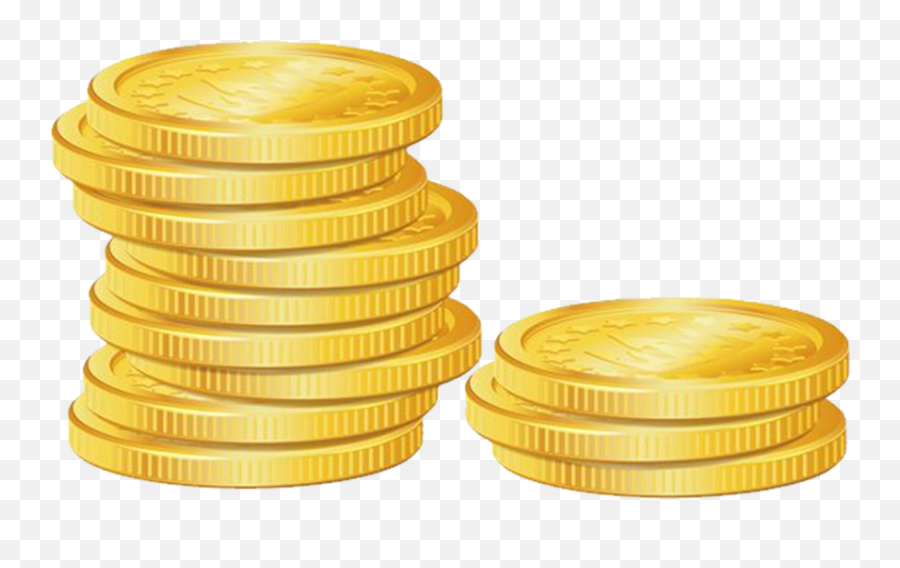 Gold Png Image Web Icons - Transparent Coins Png,Gold Transparent Background