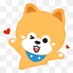 Cute Kawaii Kpop Dog Doglove - Cartoon png