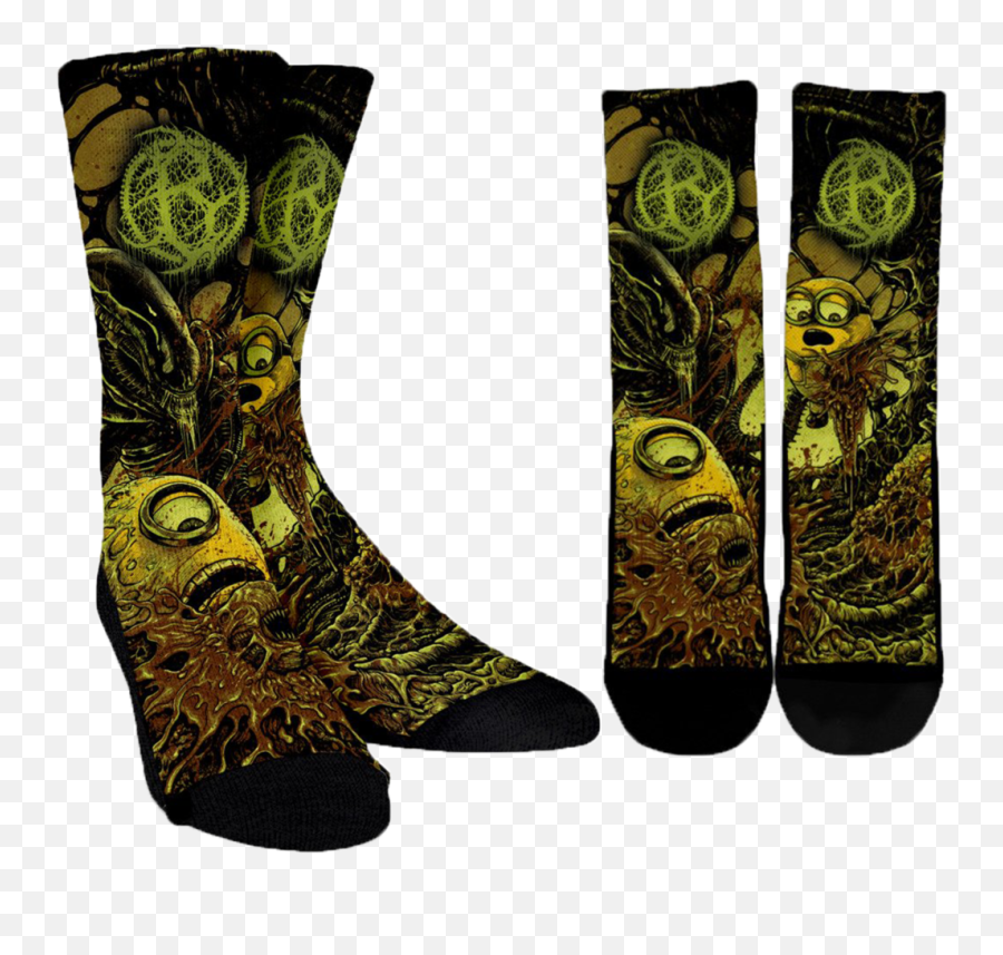 Official Bleeding Spawn Xenominions Socks - Sock Png,Spawn Png