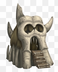 Mountains Clipart Png - Skull