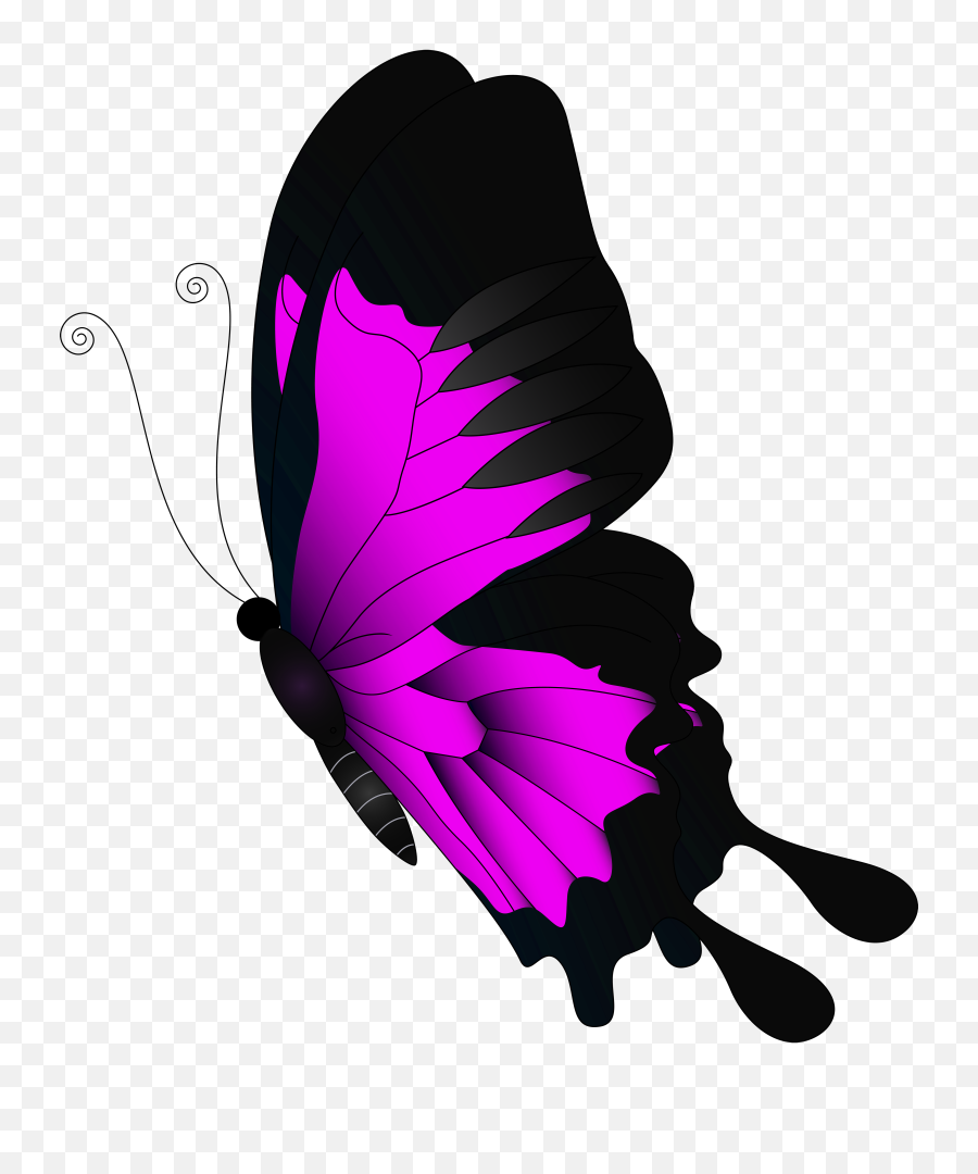 Flying Butterfly Png Clip Art - Butterfly Clip Art,Butterfly Png Clipart